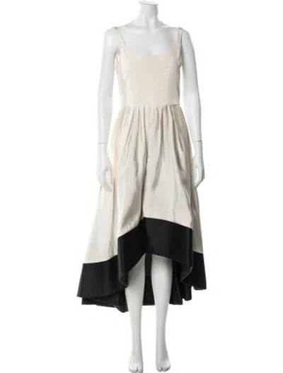 Pre-owned Jason Wu Silk Long Dress In Neutral