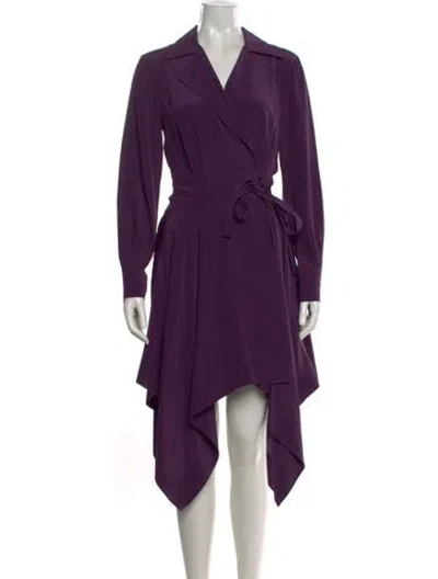 Pre-owned Jason Wu Silk Long Dress In Purple