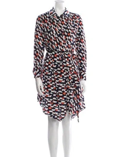 Pre-owned Jason Wu Silk Midi Length Dress In Black