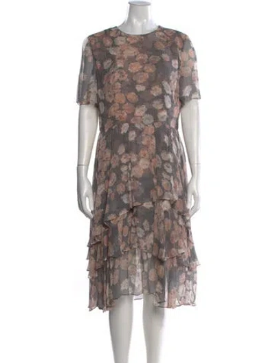 Pre-owned Jason Wu Silk Midi Length Dress In Black