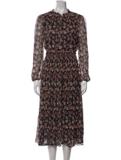 Pre-owned Jason Wu Silk Midi Length Dress In Black