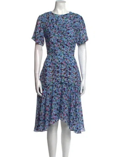 Pre-owned Jason Wu Silk Midi Length Dress In Blue