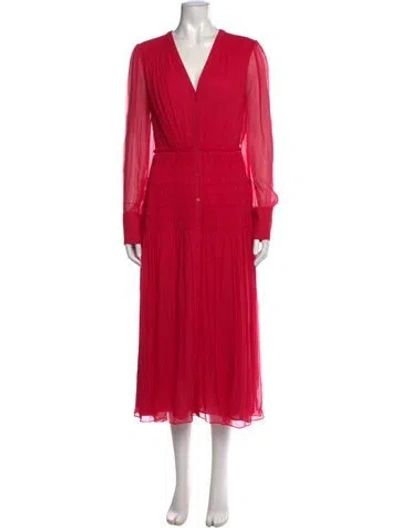 Pre-owned Jason Wu Silk Midi Length Dress In Pink