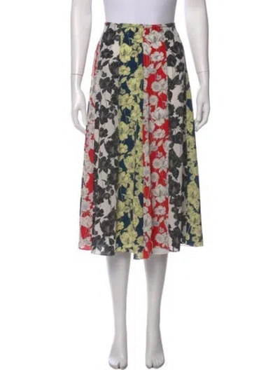 Pre-owned Jason Wu Silk Midi Length Skirt
