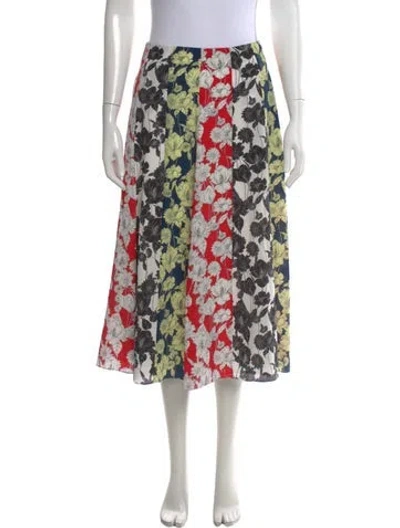 Pre-owned Jason Wu Silk Midi Length Skirt