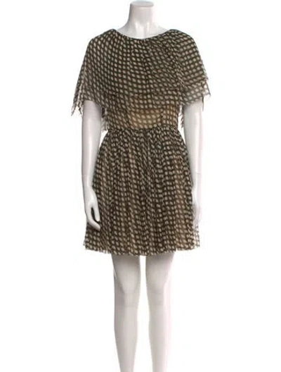 Pre-owned Jason Wu Silk Mini Dress In Black