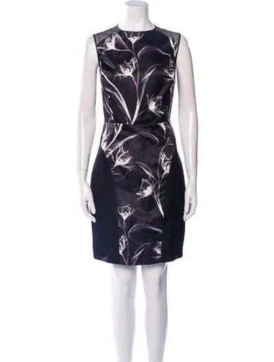 Pre-owned Jason Wu Silk Mini Dress In Black