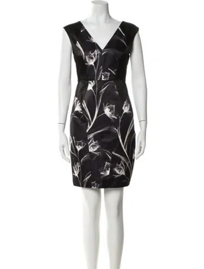 Pre-owned Jason Wu Silk Mini Dress In Black