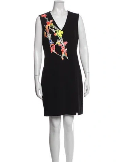 Pre-owned Jason Wu Silk Mini Dress In Black