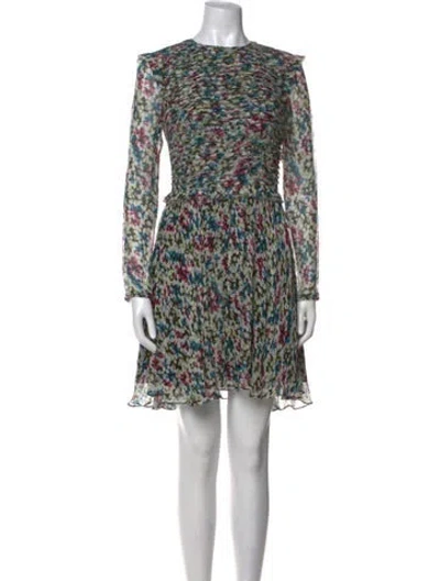 Pre-owned Jason Wu Silk Mini Dress In Blue