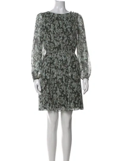Pre-owned Jason Wu Silk Mini Dress In Blue