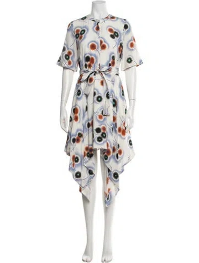 Pre-owned Jason Wu Silk Mini Dress In Blue
