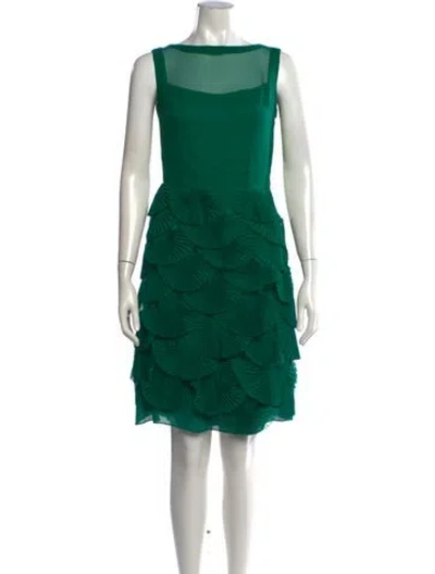 Pre-owned Jason Wu Silk Mini Dress In Green