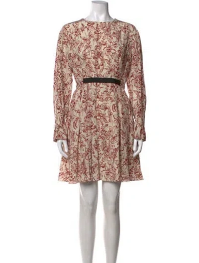 Pre-owned Jason Wu Silk Mini Dress In Neutrals