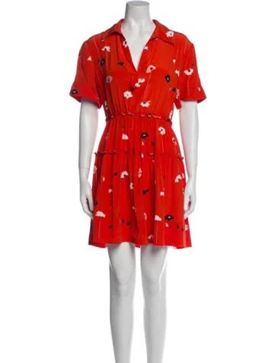 Pre-owned Jason Wu Silk Mini Dress In Orange