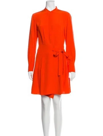 Pre-owned Jason Wu Silk Mini Dress In Orange