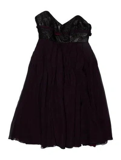 Pre-owned Jason Wu Silk Mini Dress In Purple