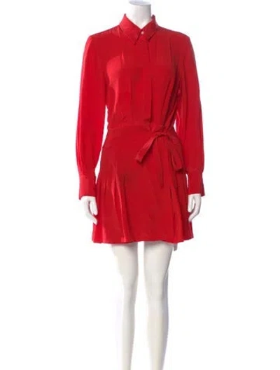 Pre-owned Jason Wu Silk Mini Dress In Red