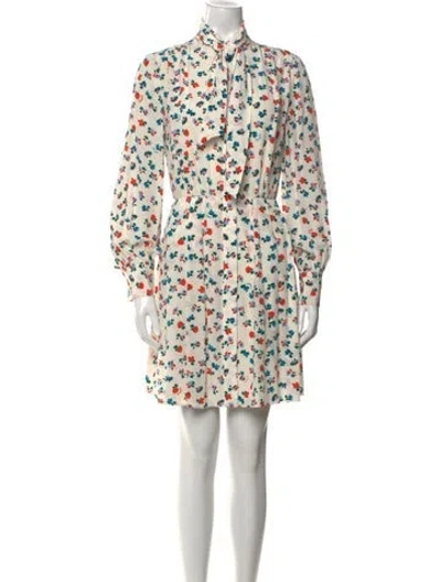 Pre-owned Jason Wu Silk Mini Dress In White
