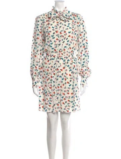 Pre-owned Jason Wu Silk Mini Dress In White