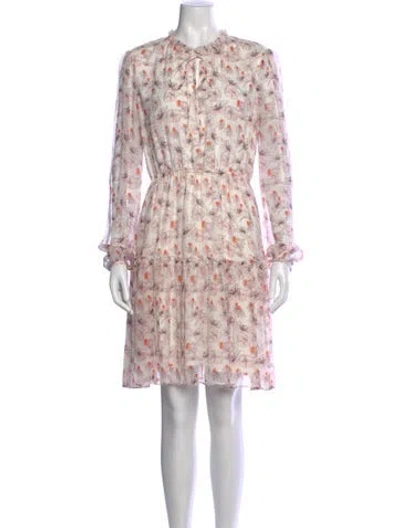 Pre-owned Jason Wu Silk Mini Dress In White