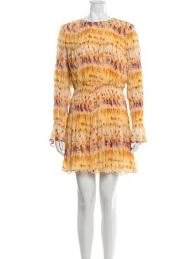 Pre-owned Jason Wu Silk Mini Dress In Yellow