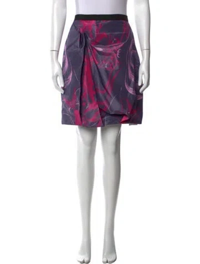 Pre-owned Jason Wu Silk Mini Skirt In Purple