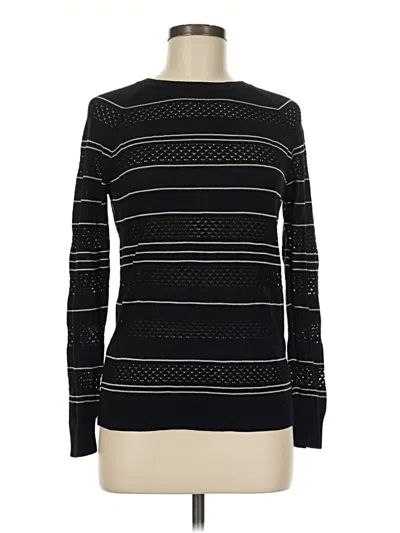 Pre-owned Jason Wu Silk Pullover Sweater In Black