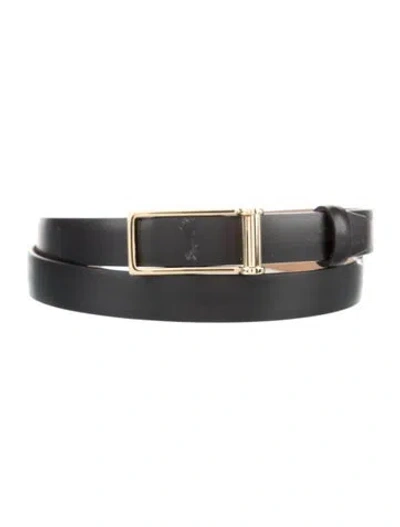 Pre-owned Jason Wu Skinny Leather Belt Kit In Black