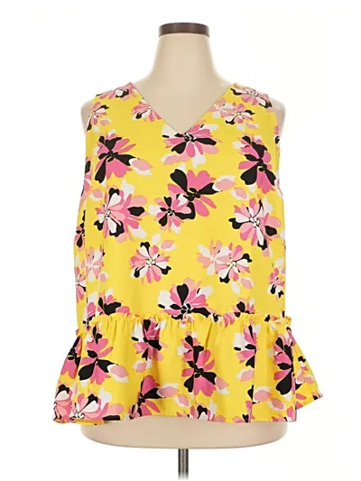 Pre-owned Jason Wu Sleeveless Blouse In Yellow