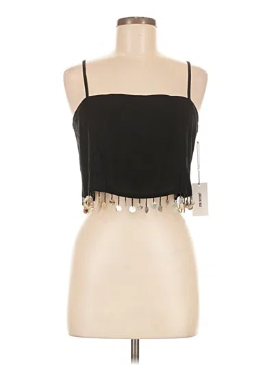 Jason Wu Sleeveless Top Black Halter Neckline Tops
