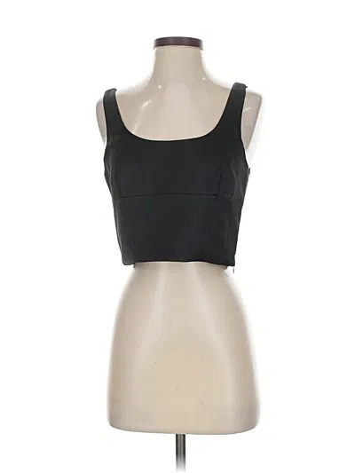 Pre-owned Jason Wu Sleeveless Top Black Square Neckline Tops