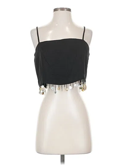 Pre-owned Jason Wu Sleeveless Top Black Strapless Neckline Tops