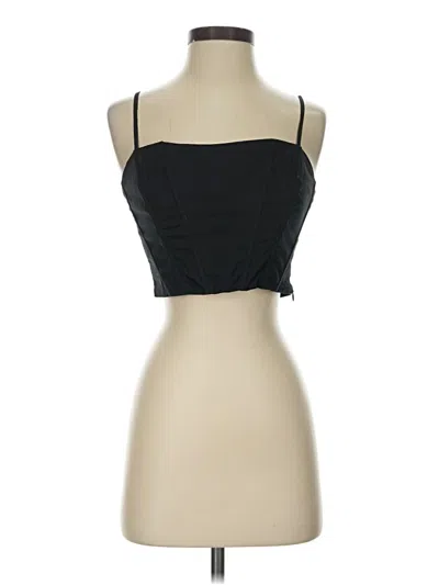 Pre-owned Jason Wu Sleeveless Top Black Strapless Neckline Tops