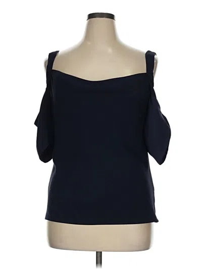 Pre-owned Jason Wu Sleeveless Top Blue Cold Shoulder Neckline Tops
