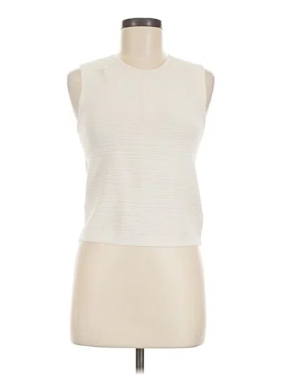 Pre-owned Jason Wu Sleeveless Top Ivory High Neck Tops
