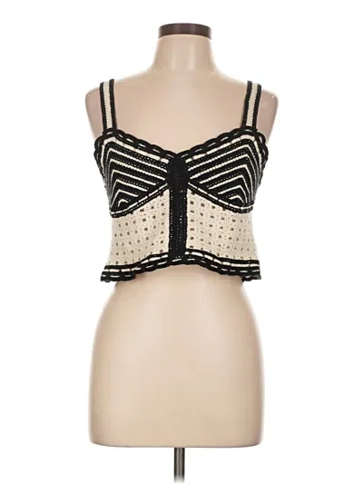 Pre-owned Jason Wu Sleeveless Top Ivory Sweetheart Neckline Tops