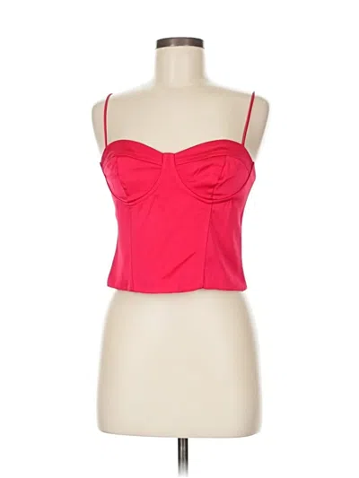 Pre-owned Jason Wu Sleeveless Top Red Strapless Neckline Tops