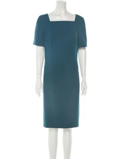 Pre-owned Jason Wu Square Neckline Knee-length Dress In Blue