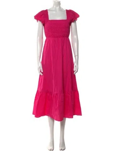 Pre-owned Jason Wu Square Neckline Knee-length Dress In Pink