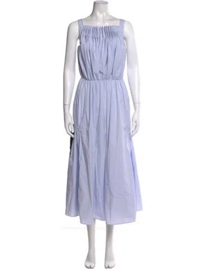 Pre-owned Jason Wu Square Neckline Long Dress In Blue