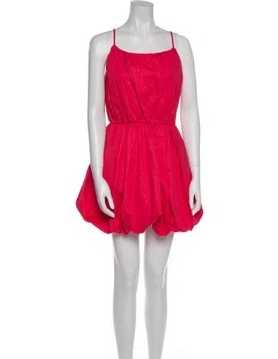Pre-owned Jason Wu Square Neckline Mini Dress W/ Tags In Pink