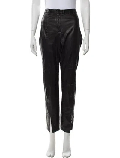 Pre-owned Jason Wu Straight Leg Pants In Black