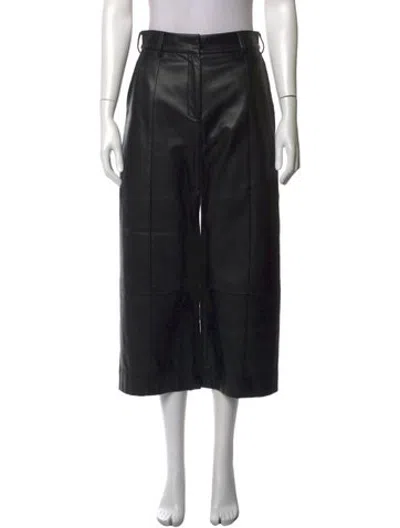 Pre-owned Jason Wu Straight Leg Pants In Black