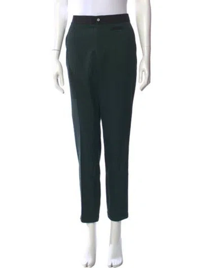 Pre-owned Jason Wu Straight Leg Pants In Green
