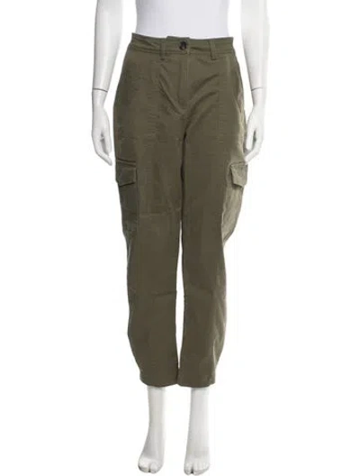 Pre-owned Jason Wu Straight Leg Pants In Green