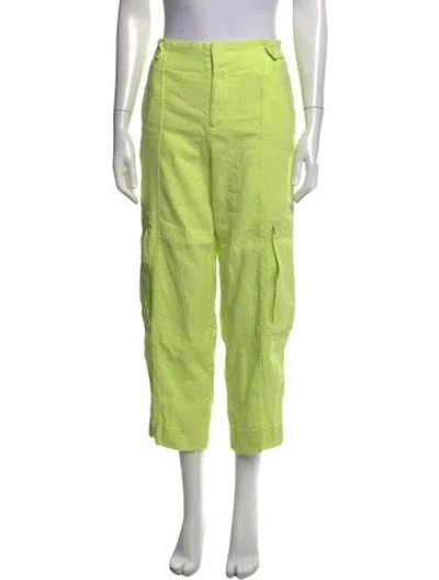 Pre-owned Jason Wu Straight Leg Pants In Green