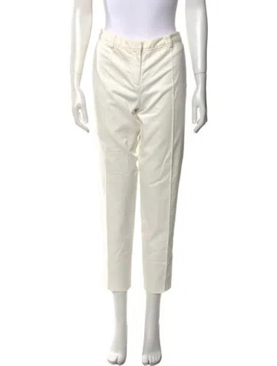 Pre-owned Jason Wu Straight Leg Pants In Neutral