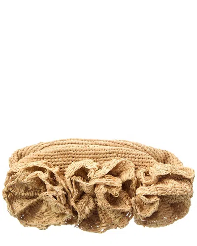 Jason Wu Straw Clutch In Brown