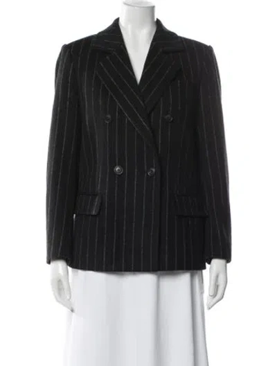 Pre-owned Jason Wu Striped Blazer In Black